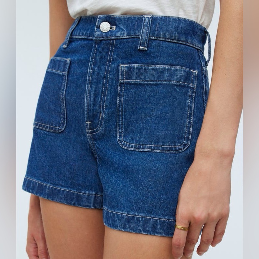 Madewell Blue Denim Jean Shorts